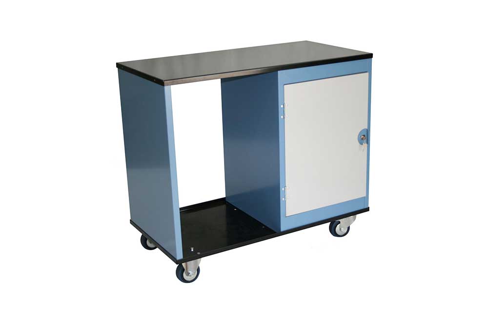 BCL Mobile Workstation With Cupboard
